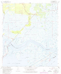 preview thumbnail of historical topo map of St. Tammany County, LA in 1968