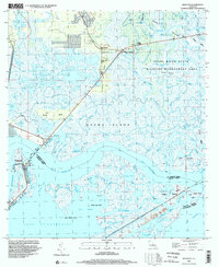 Download a high-resolution, GPS-compatible USGS topo map for Rigolets, LA (2002 edition)