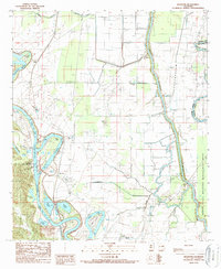 Download a high-resolution, GPS-compatible USGS topo map for Riverton, LA (1989 edition)