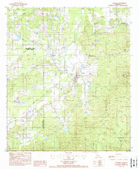 Download a high-resolution, GPS-compatible USGS topo map for Robeline, LA (1988 edition)