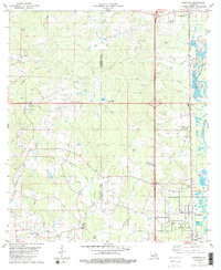 preview thumbnail of historical topo map of Roseland, LA in 1981