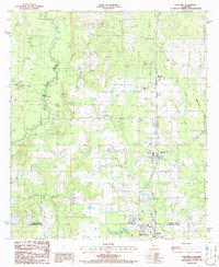 Download a high-resolution, GPS-compatible USGS topo map for Rosepine, LA (1986 edition)