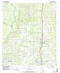 Download a high-resolution, GPS-compatible USGS topo map for Rosepine, LA (1997 edition)