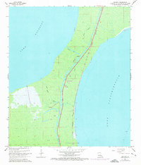 preview thumbnail of historical topo map of St. John the Baptist County, LA in 1967