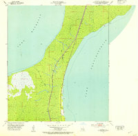 preview thumbnail of historical topo map of St. John the Baptist County, LA in 1952