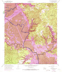 Download a high-resolution, GPS-compatible USGS topo map for Salter Creek, LA (1971 edition)