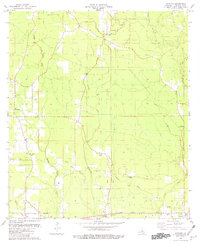 preview thumbnail of historical topo map of Livingston County, LA in 1980