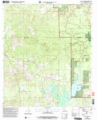 Download a high-resolution, GPS-compatible USGS topo map for Savage Creek, LA (2005 edition)
