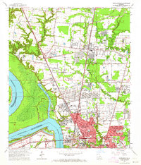 Download a high-resolution, GPS-compatible USGS topo map for Scotlandville, LA (1964 edition)