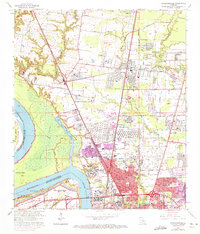 Download a high-resolution, GPS-compatible USGS topo map for Scotlandville, LA (1972 edition)