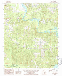 Download a high-resolution, GPS-compatible USGS topo map for Shiloh, LA (1986 edition)