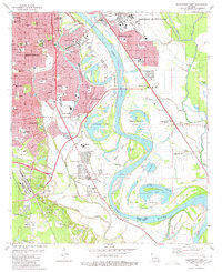 Download a high-resolution, GPS-compatible USGS topo map for Shreveport East, LA (1980 edition)