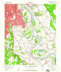 Download a high-resolution, GPS-compatible USGS topo map for Shreveport East, LA (1960 edition)