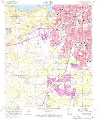 Download a high-resolution, GPS-compatible USGS topo map for Shreveport West, LA (1969 edition)
