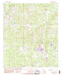 Download a high-resolution, GPS-compatible USGS topo map for Simsboro, LA (1995 edition)