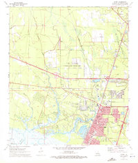 Download a high-resolution, GPS-compatible USGS topo map for Slidell, LA (1972 edition)