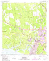 Download a high-resolution, GPS-compatible USGS topo map for Slidell, LA (1980 edition)