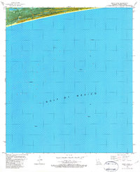 preview thumbnail of historical topo map of Cameron County, LA in 1982