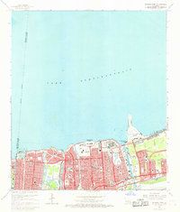 preview thumbnail of historical topo map of Orleans County, LA in 1965
