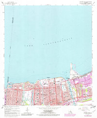 preview thumbnail of historical topo map of Orleans County, LA in 1965