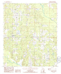 Download a high-resolution, GPS-compatible USGS topo map for Spearsville, LA (1986 edition)