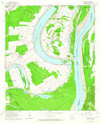 Download a high-resolution, GPS-compatible USGS topo map for Spokane, LA (1964 edition)