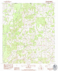 Download a high-resolution, GPS-compatible USGS topo map for Spring Creek, LA (1984 edition)