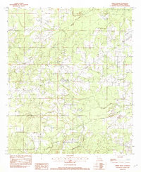 Download a high-resolution, GPS-compatible USGS topo map for Spring Ridge, LA (1982 edition)
