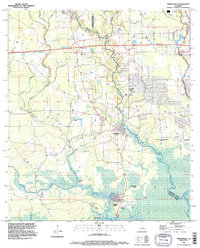 Download a high-resolution, GPS-compatible USGS topo map for Springfield, LA (1996 edition)