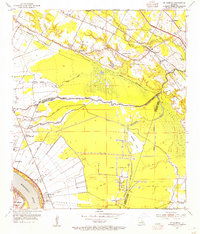Download a high-resolution, GPS-compatible USGS topo map for St Gabriel, LA (1954 edition)
