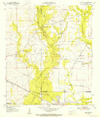 preview thumbnail of historical topo map of Vernon County, LA in 1951