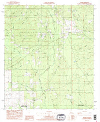 preview thumbnail of historical topo map of Vernon County, LA in 1986
