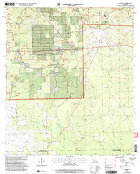 preview thumbnail of historical topo map of Vernon County, LA in 2004