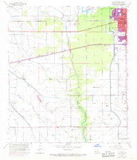 Download a high-resolution, GPS-compatible USGS topo map for Sulphur, LA (1968 edition)