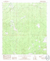 Download a high-resolution, GPS-compatible USGS topo map for Summerville, LA (1985 edition)