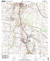 Download a high-resolution, GPS-compatible USGS topo map for Sunset, LA (2001 edition)