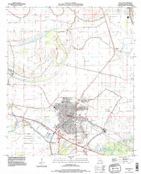 Download a high-resolution, GPS-compatible USGS topo map for Tallulah, LA (1997 edition)
