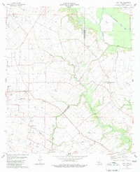 preview thumbnail of historical topo map of Evangeline County, LA in 1983