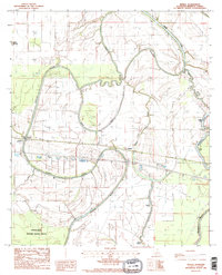 preview thumbnail of historical topo map of Madison County, LA in 1986
