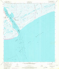 preview thumbnail of historical topo map of Jefferson County, LA in 1957