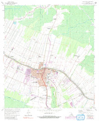 Download a high-resolution, GPS-compatible USGS topo map for Thibodaux, LA (1991 edition)