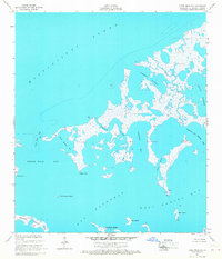 Download a high-resolution, GPS-compatible USGS topo map for Three Mile Bay, LA (1968 edition)