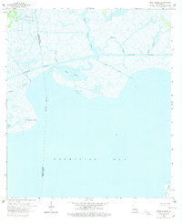 Download a high-resolution, GPS-compatible USGS topo map for Tigre Lagoon, LA (1978 edition)
