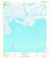 Download a high-resolution, GPS-compatible USGS topo map for Tigre Lagoon, LA (1964 edition)