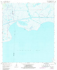 Download a high-resolution, GPS-compatible USGS topo map for Tigre Lagoon, LA (1986 edition)
