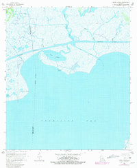 Download a high-resolution, GPS-compatible USGS topo map for Tigre Lagoon, LA (1981 edition)