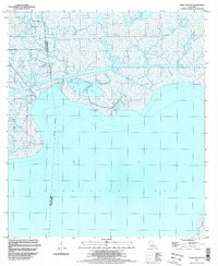 Download a high-resolution, GPS-compatible USGS topo map for Tigre Lagoon, LA (1998 edition)
