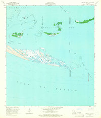 Download a high-resolution, GPS-compatible USGS topo map for Timbalier Island, LA (1966 edition)