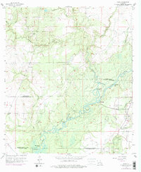 preview thumbnail of historical topo map of Allen County, LA in 1957