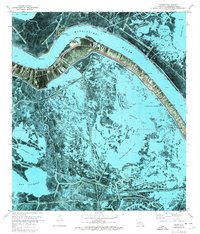 Download a high-resolution, GPS-compatible USGS topo map for Triumph, LA (1974 edition)